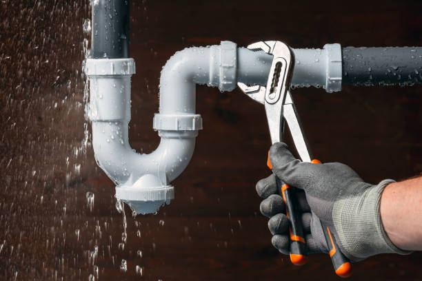 Professional Leak Detection technician working in Saint James, NY